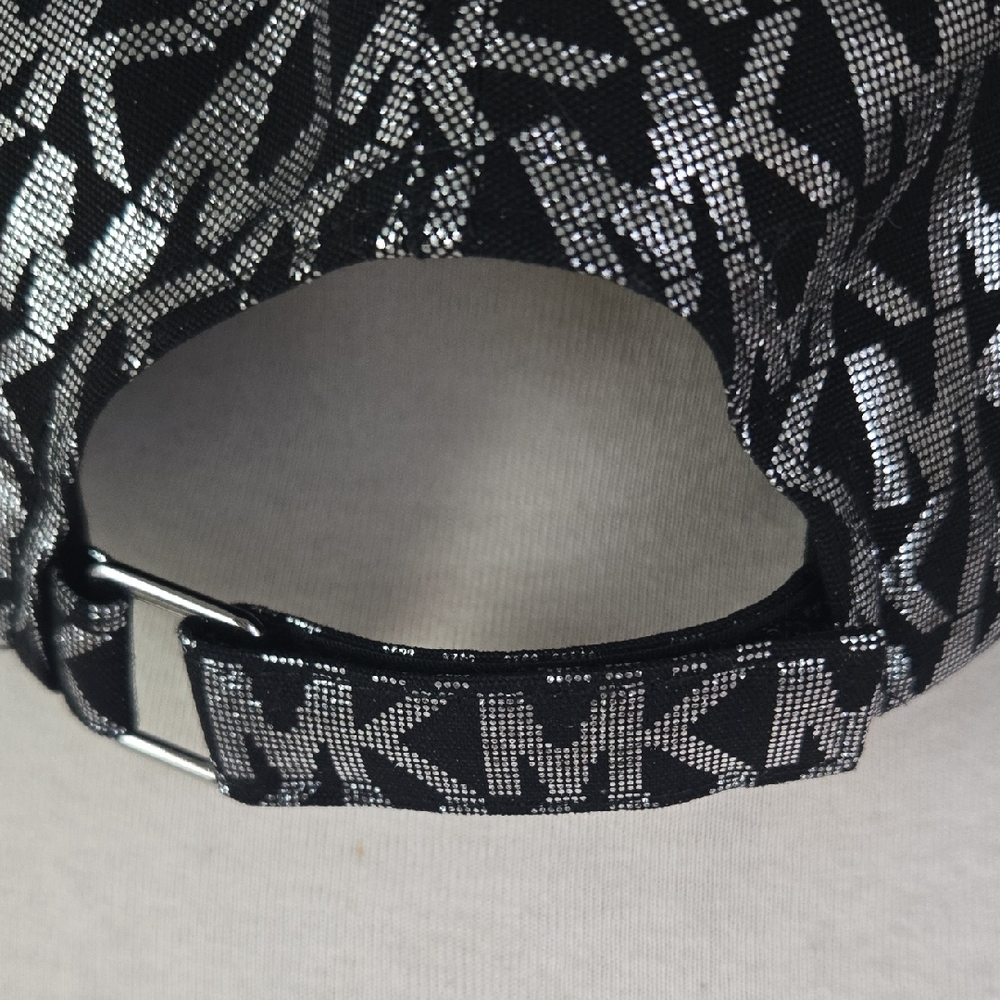 Michael Kors Black and Silver Logo Cap - Picture 2 of 4